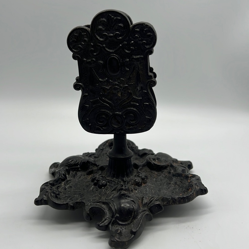 Antique BRADLEY HUBBARD c1890’s Art Nouveau Bronze Tobacco Match Box Holder